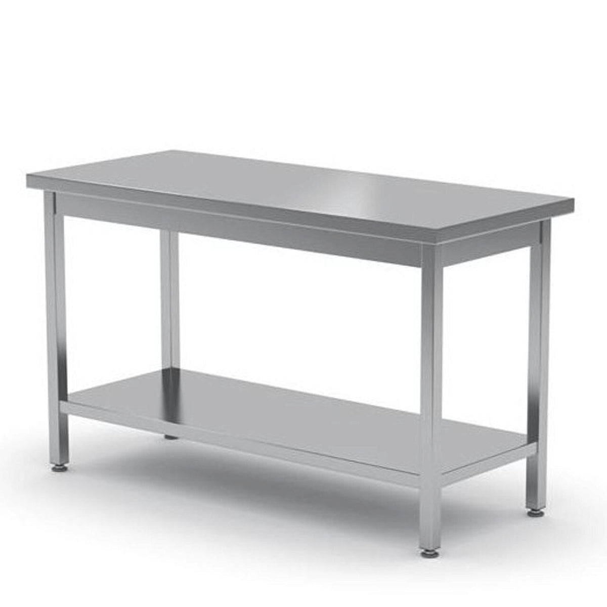 Masa de lucru centrala, cu raft, dimensiune 1200x600x850(h)mm