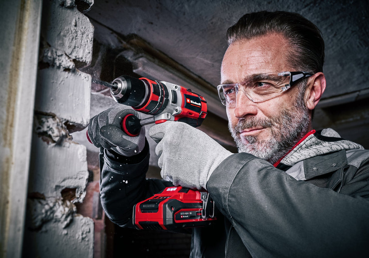 Masina de gaurit cu impact fara fir Einhell Professional TP - CD 18/80 Li - i BL - Solo (18 V, fara perii, 80 Nm, functie de gaurire cu percutie, mandrina de burghiu de 13 mm, 2 viteze, fara acumulator). Einhell - scule electrice si unelte profesionale - BricoMart