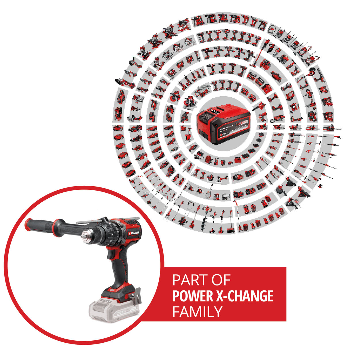 Masina de gaurit cu percutie fara fir Einhell Professional TP - CD 18/120 Li - i BL - Solo Power X - Change (18 V, fara perii, 120 Nm, functie percutie, mandrina 13 mm, 2 trepte, fara acumulator) Einhell - scule electrice si unelte profesionale - BricoMart