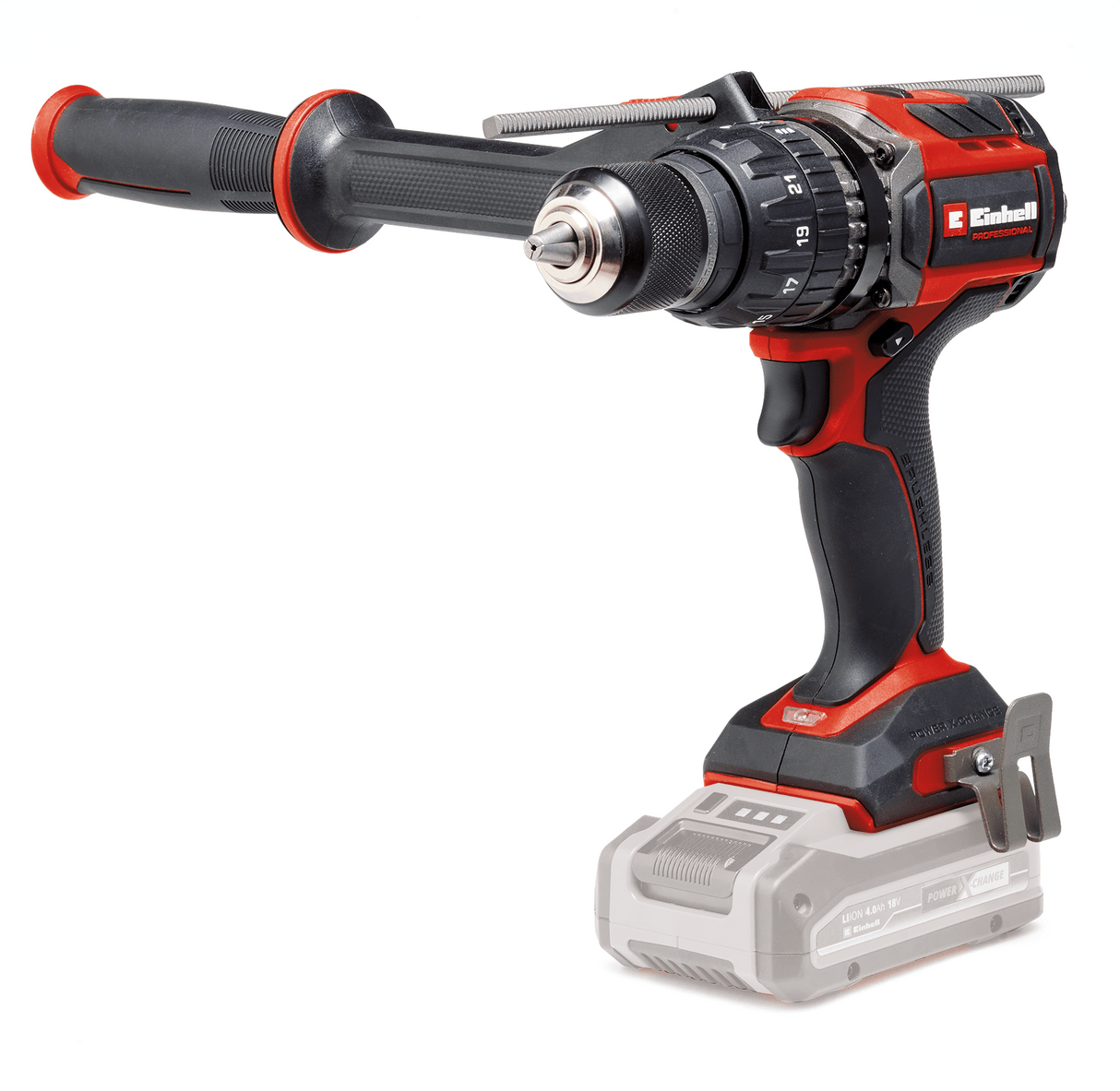 Masina de gaurit cu percutie fara fir Einhell Professional TP - CD 18/120 Li - i BL - Solo Power X - Change (18 V, fara perii, 120 Nm, functie percutie, mandrina 13 mm, 2 trepte, fara acumulator) Einhell - scule electrice si unelte profesionale - BricoMart