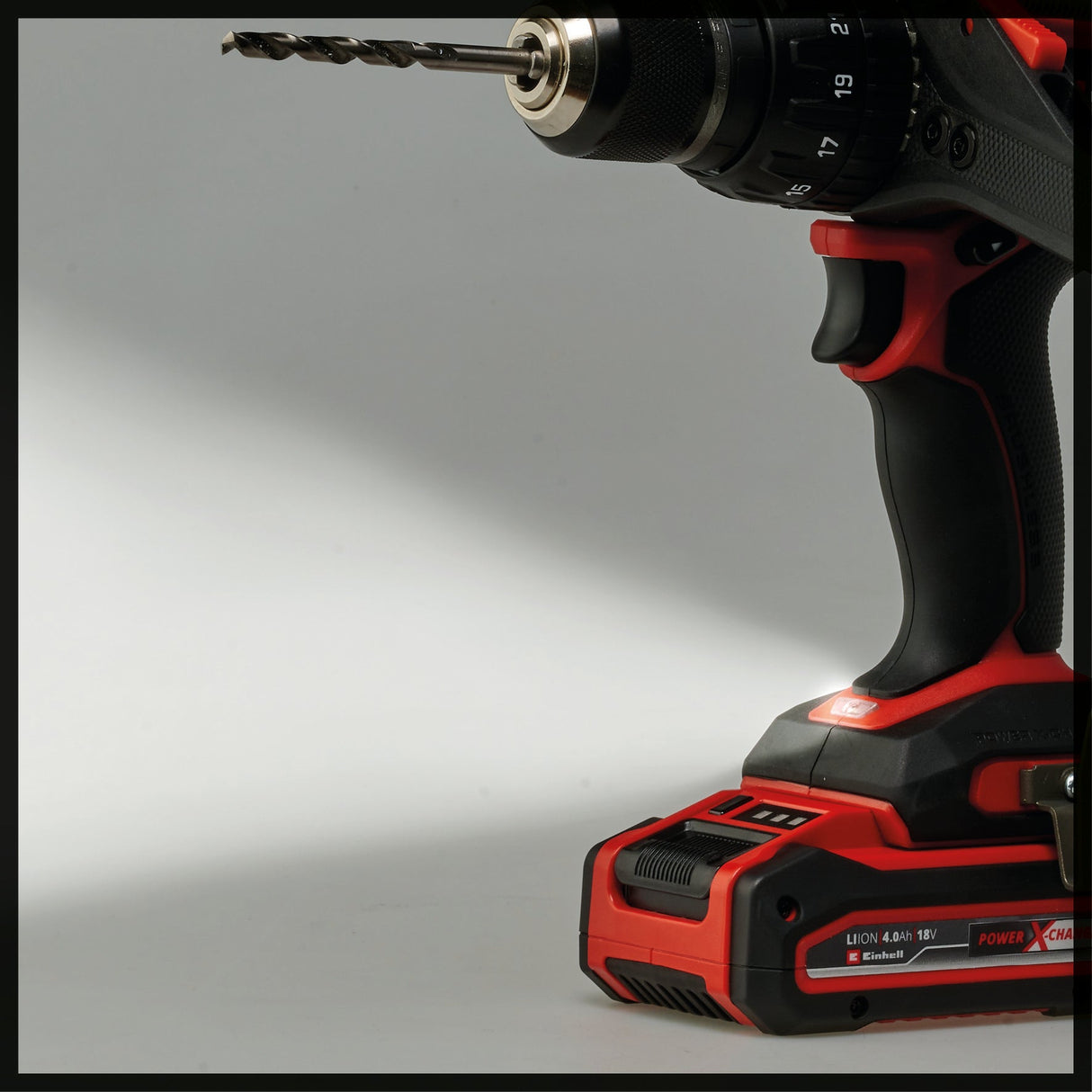 Masina de gaurit cu percutie fara fir Einhell Professional TP - CD 18/120 Li - i BL - Solo Power X - Change (18 V, fara perii, 120 Nm, functie percutie, mandrina 13 mm, 2 trepte, fara acumulator) Einhell - scule electrice si unelte profesionale - BricoMart
