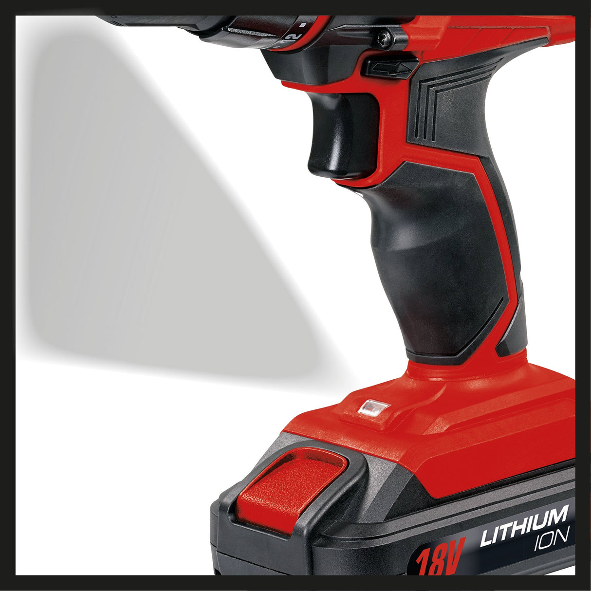 Masina de gaurit si insurubat pe acumulator Einhell TC - CD 18 - 2 Li, Litiu - ion, 18V, cutie de viteze cu 2 viteze, blocare a axului, 18+1 setari de cuplu, inclusiv lumina LED Einhell - scule electrice si unelte profesionale - BricoMart