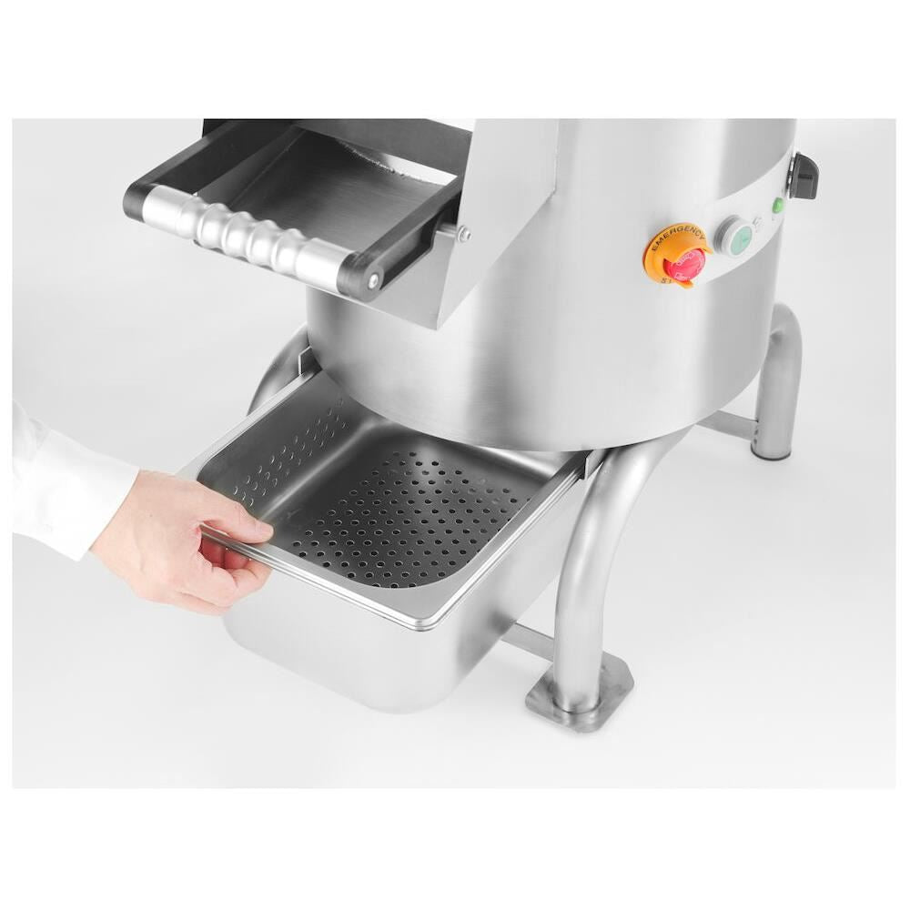 Masina pentru curatat cartofi, cap. 18kg/28L, productivitate 240-360kg/h,1100W, 220v, 622x540x(h)997mm