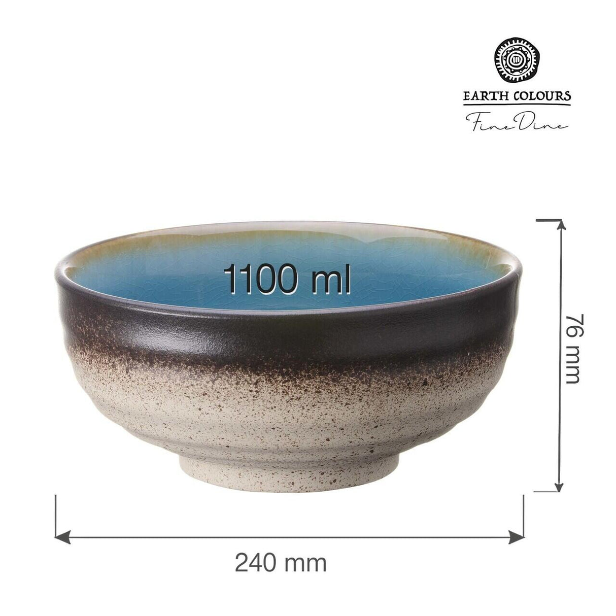 Bol rotund Azure, 240mm Fine Dine