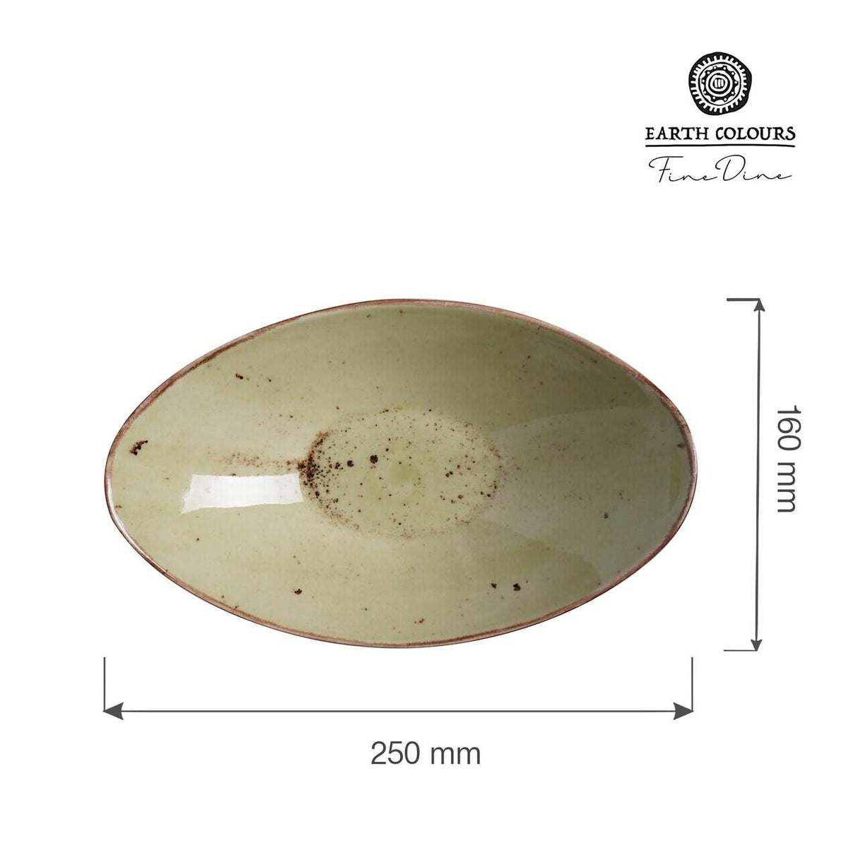 Bol tip barca Olive, 250x160 mm Fine Dine