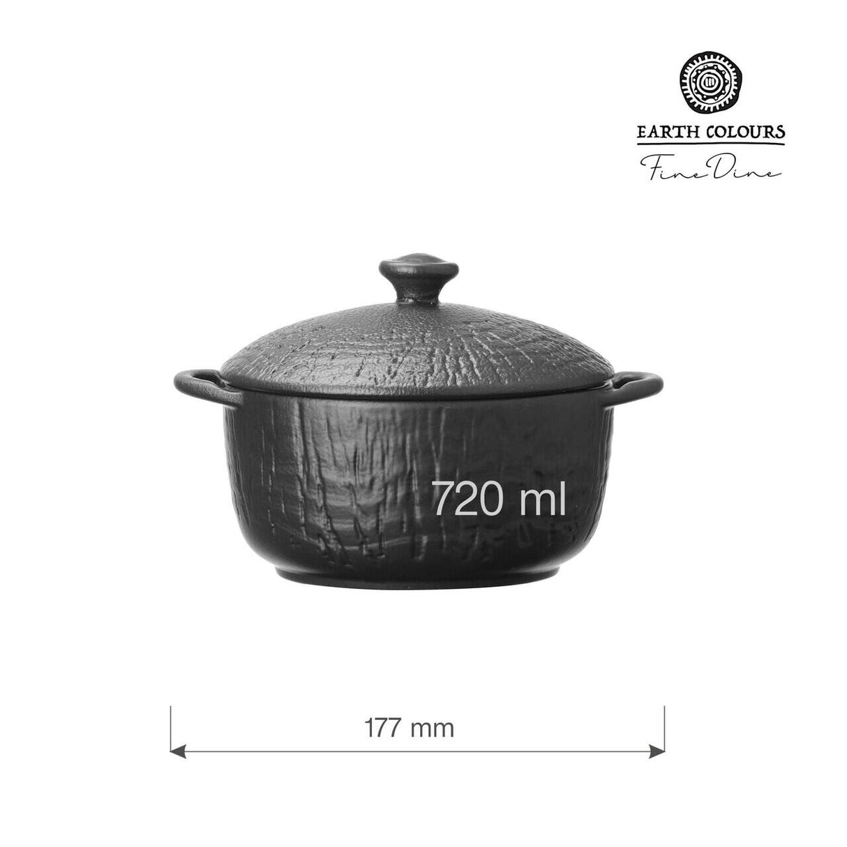 Bol pentru supă cu capac Crust, 720 ml Fine Dine
