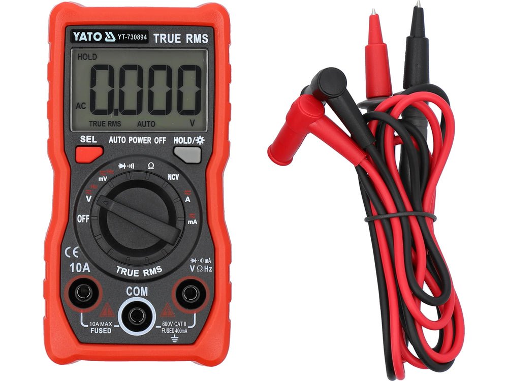 MULTIMETRU DIGITAL RMS,AFISAJ LCD 4000 Yato YT - 730894 Yato - scule electrice si unelte profesionale - BricoMart
