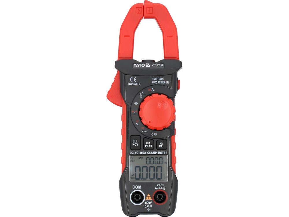 MULTIMETRU RMS REAL AC/DC 10MA - 600A Yato YT - 730934 Yato - scule electrice si unelte profesionale - BricoMart