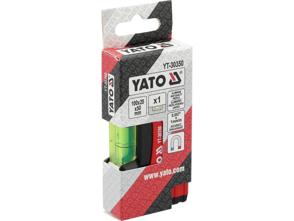 Nivela de buzunar YATO YT-30350, 100 mm - imagine 3