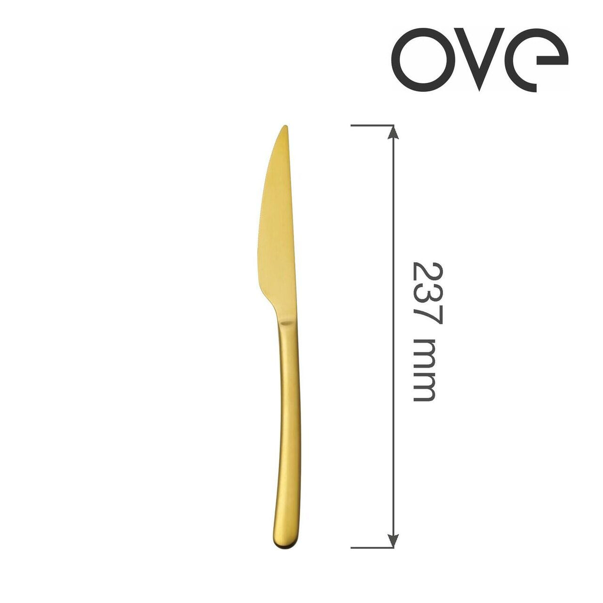 Cuțit de masă Amarone Gold, OVE, 237 mm