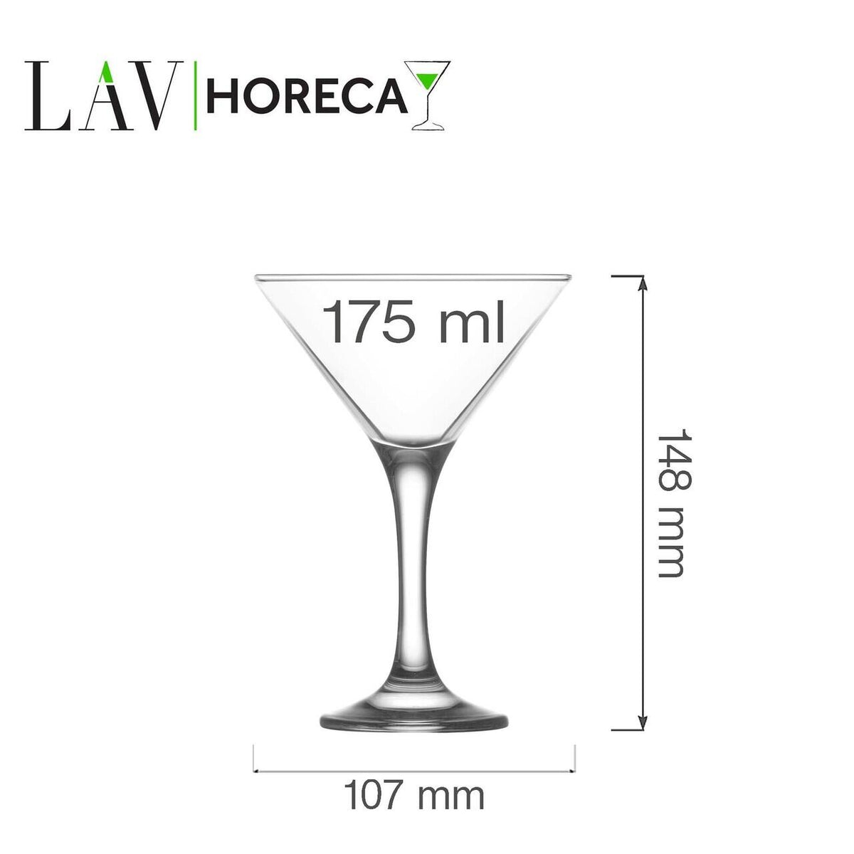 Pahar de martini Sofia 175 ml, LAV