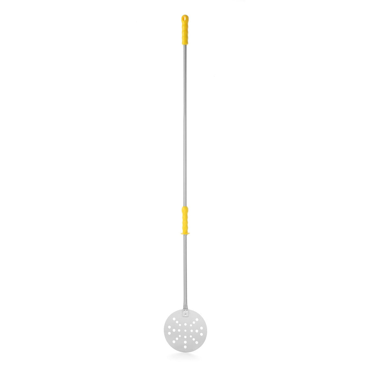 Paleta perforata pizza cu maner telescopic Inox Hendi 220(H)1700 mm