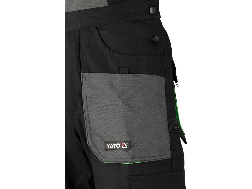 PANTALONI DE LUCRU CU PIEPTAR, PALEA, MARIMEA 2XL Yato YT - 80175 - Pantaloni de lucuru cu pieptar, 270 g, rezistent Yato - scule electrice si unelte profesionale - BricoMart