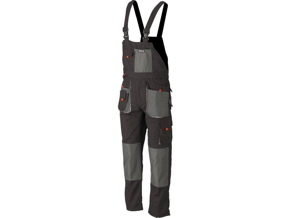 PANTALONI DE LUCRU CU PIEPTAR, PEGMA, MARIMEA 2XL Yato YT - 80193 - Pantaloni de lucuru cu pieptar, 267 g, rezistent Yato - scule electrice si unelte profesionale - BricoMart
