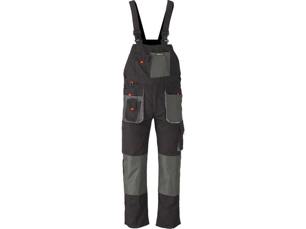 PANTALONI DE LUCRU CU PIEPTAR, PEGMA, MARIMEA L Yato YT - 80190 - Pantaloni de lucuru cu pieptar, 267 g, rezistent Yato - scule electrice si unelte profesionale - BricoMart