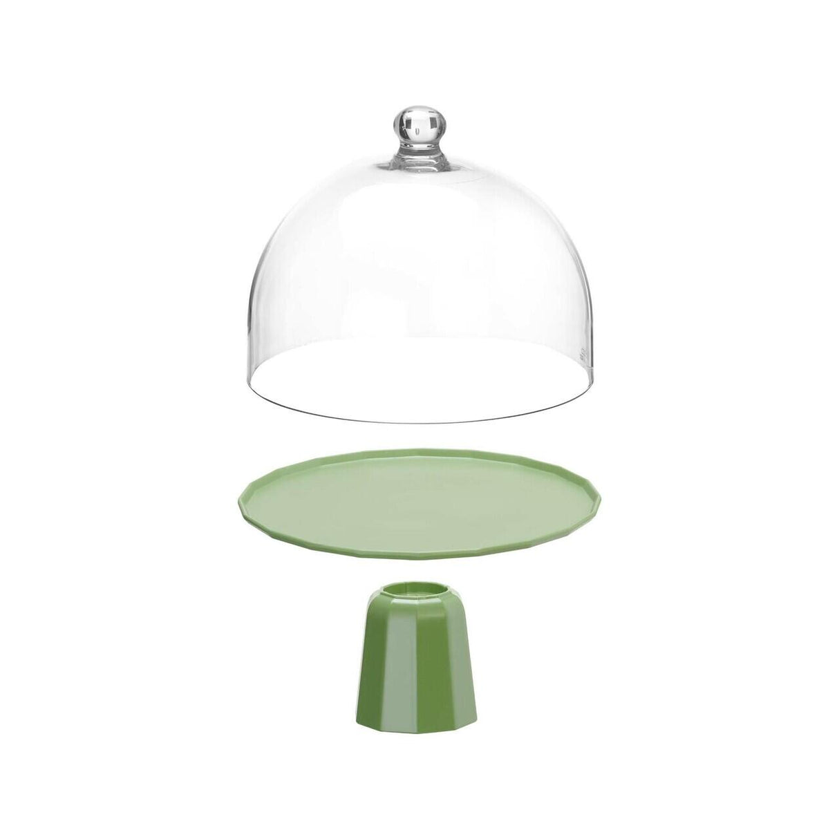 Platou Metropolis, verde, 300mm Fine Dine