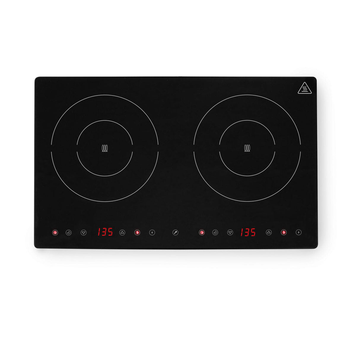 Plita dubla cu inductie Black Line, 3500W, 608x370x(H)61mm