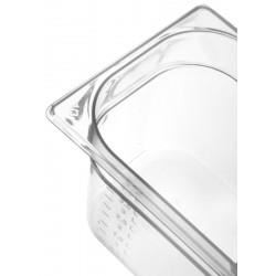 Tava Hendi Gastronorm GN 1/1, 200 mm ,28 lt, TRITAN free BPA, rezistenta la temperatura -40 gr. Celsius/ 90 gr. Celsius