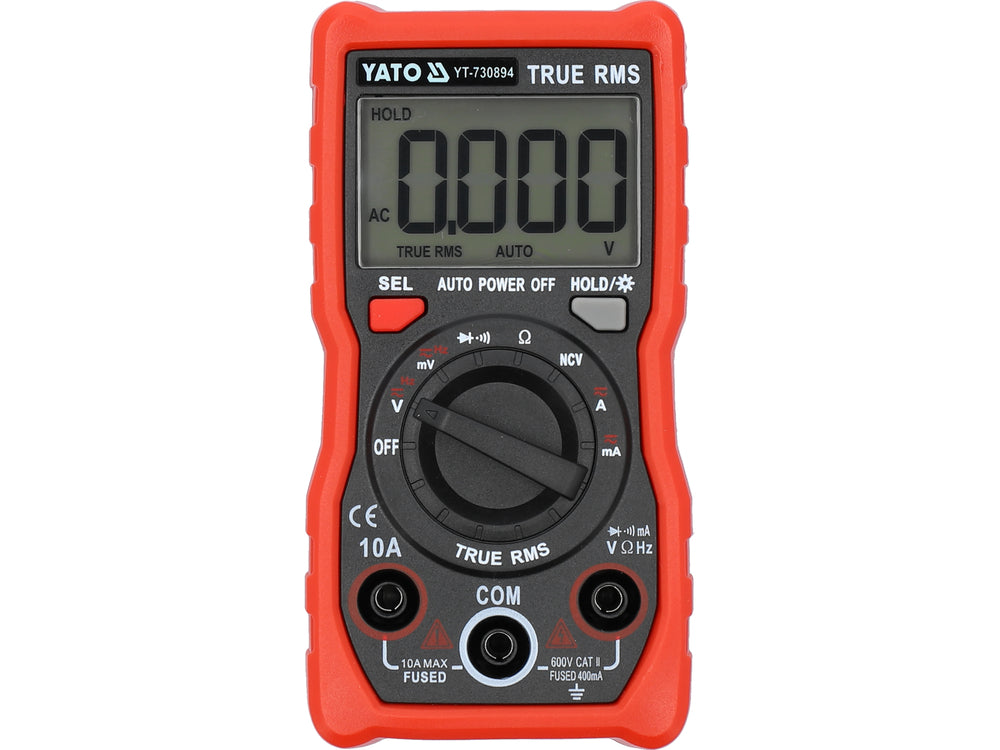 MULTIMETRU DIGITAL RMS,AFISAJ LCD 4000 Yato YT-730894