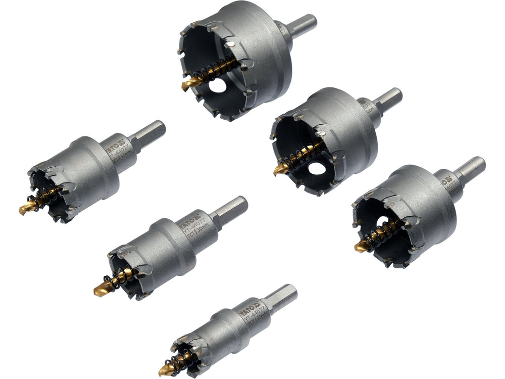 Keményfém fémmag készlet, 6 darabos Yato YT-44077