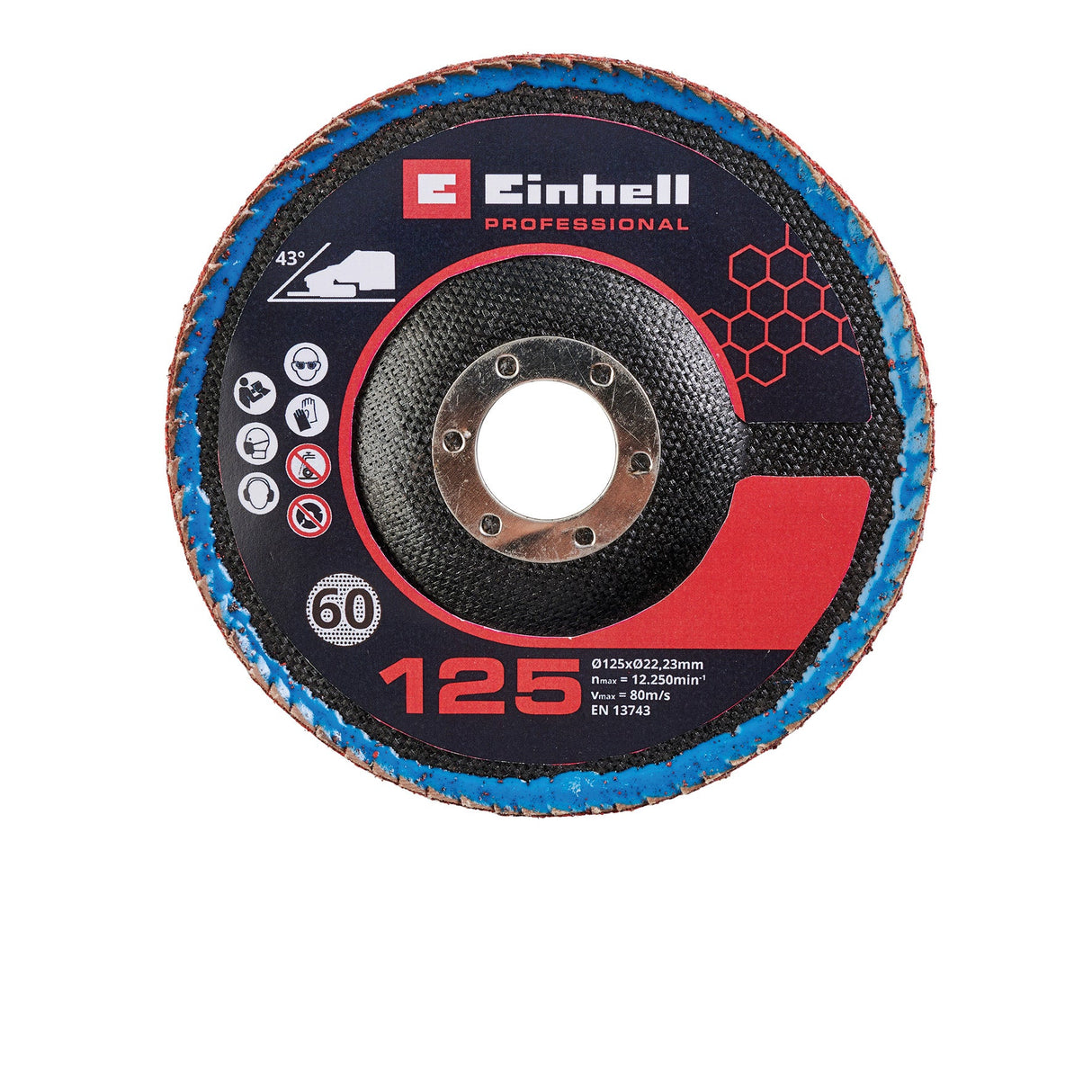 Polizor unghiular cu cap plat fara fir Einhell Professional TP - AG 18/125 F Li BL - Solo Power X - Change (18 V, 700 W, disc 125 mm, adancime de taiere 33 mm, fara perii, cu accesorii, fara acumulator) Einhell - scule electrice si unelte profesionale - BricoMart