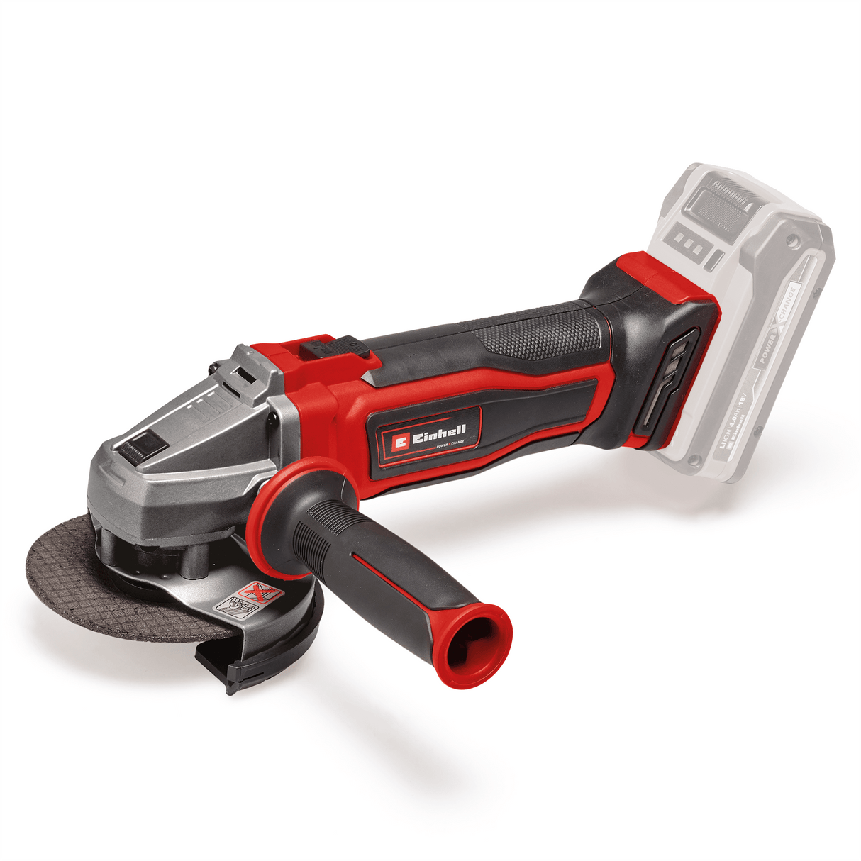 Polizor unghiular pe acumulator Einhell TE - AG 18/115 Q Li - Solo Power X - Change , 18 V, diametru de taiere 115 mm, adancime de taiere 28 mm, piulita Quick Fix, fara disc de taiere sau acumulator Einhell - scule electrice si unelte profesionale - BricoMart