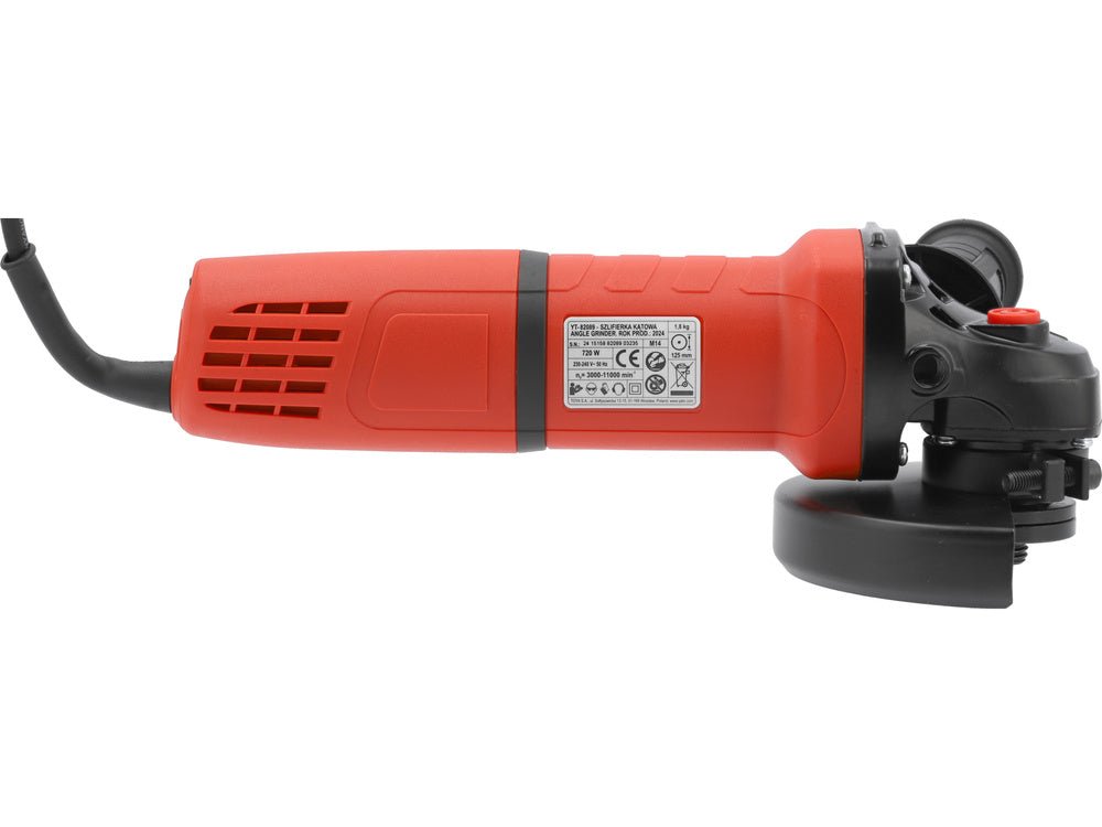 POLIZOR UNGHIULAR YATO YT - 82089 125MM 720W VITEZĂ REGLABILA , 11000 rpm YATO - scule electrice si unelte profesionale - BricoMart