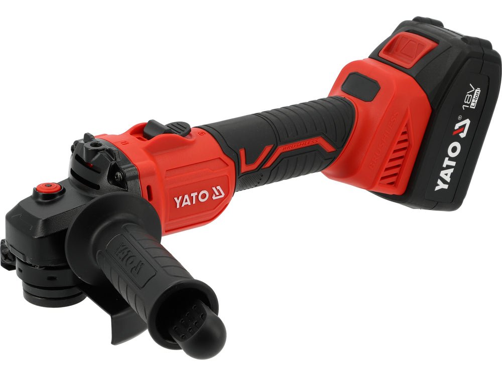 Polizor unghiular YATO YT-828252, 18 V, 125 mm, 2 x 4 Ah
