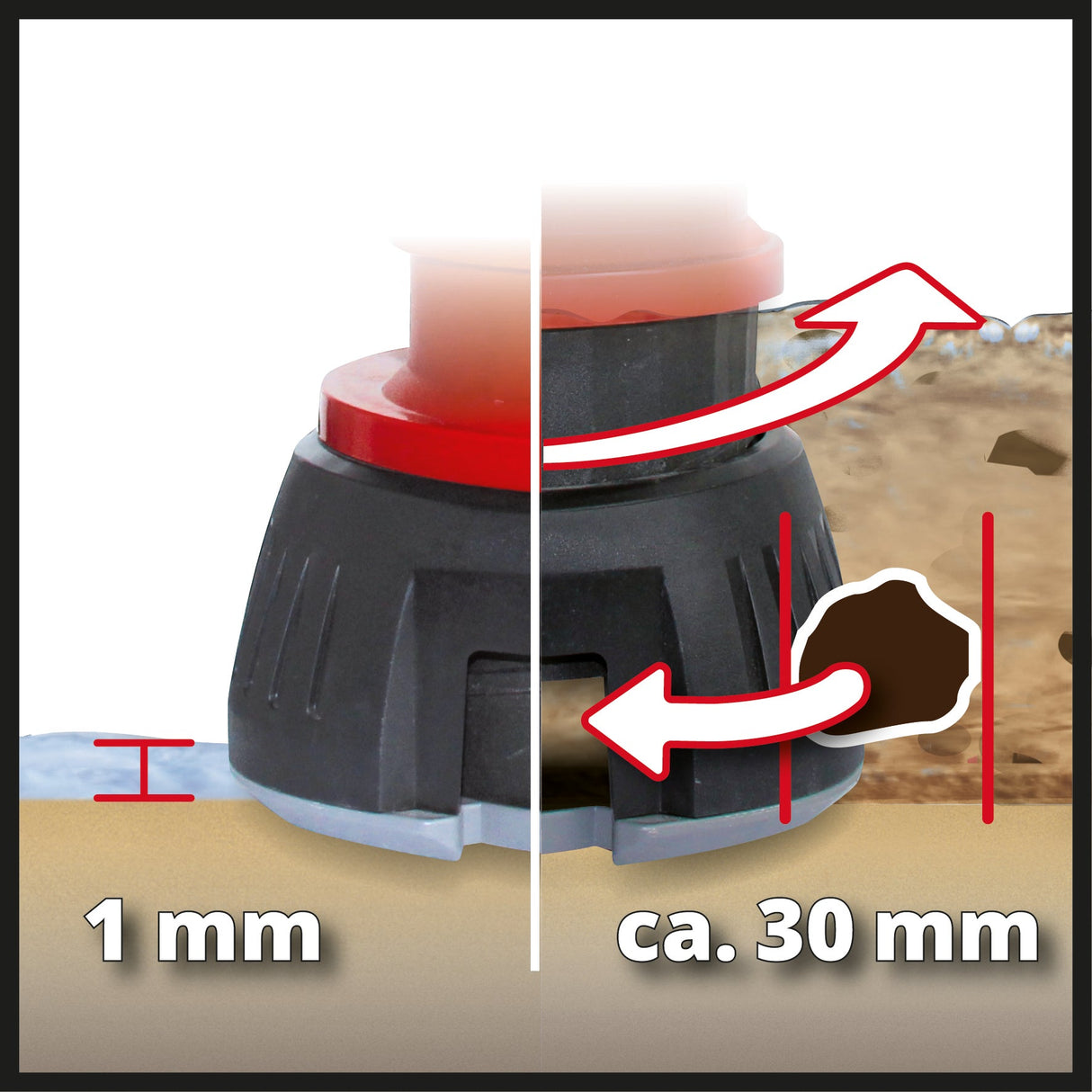 Pompa de apa murdara Einhell GE - DP 7330 LL ECO (730W, Ø30 mm particule straine, capacitate 16.500 L/h, control nivel extractie, plutitor, maner de transport Einhell - scule electrice si unelte profesionale - BricoMart