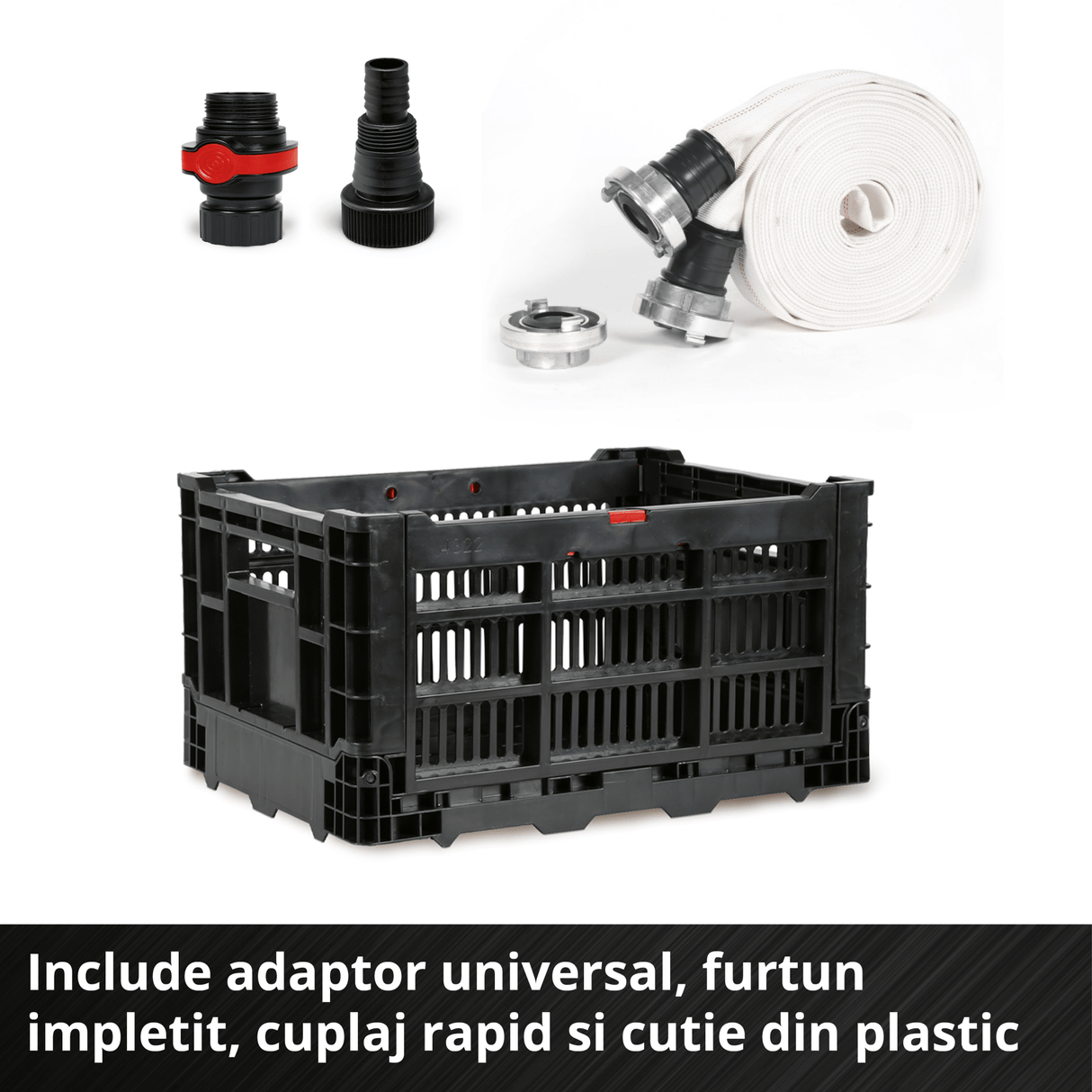 Pompa submersibila apa murdara Einhell Flutset GE - DP 7535 N LL ECO - inaltime max. 9 m, cablu 10 m, maner transport, 750 W BricoMart - scule electrice si unelte profesionale - BricoMart