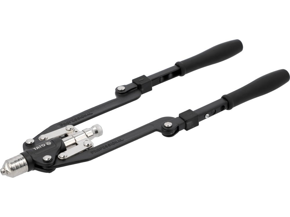 PRESĂ PENTRU NITUIT PROFESIONALA 2 ÎN 1 YATO YT - 36088 , nituri: 3,2, 4, 4,8, 6, 6,4 mm , piulițe nituibile: M4, M5, M6, M8, M10 YATO - scule electrice si unelte profesionale - BricoMart