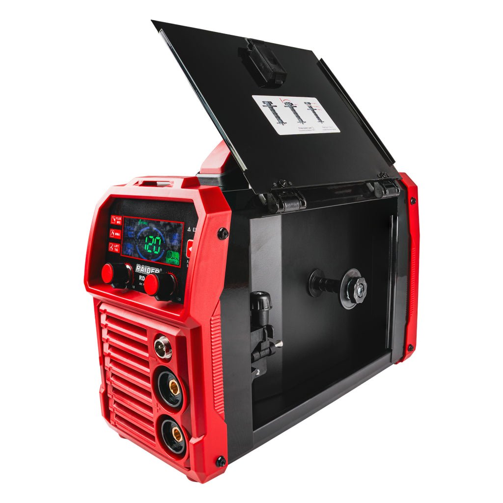 RAIDER Aparat de sudura inverter MIG/MAG fara gaz & MMA120A RD - IW40 Raider - scule electrice si unelte profesionale - BricoMart