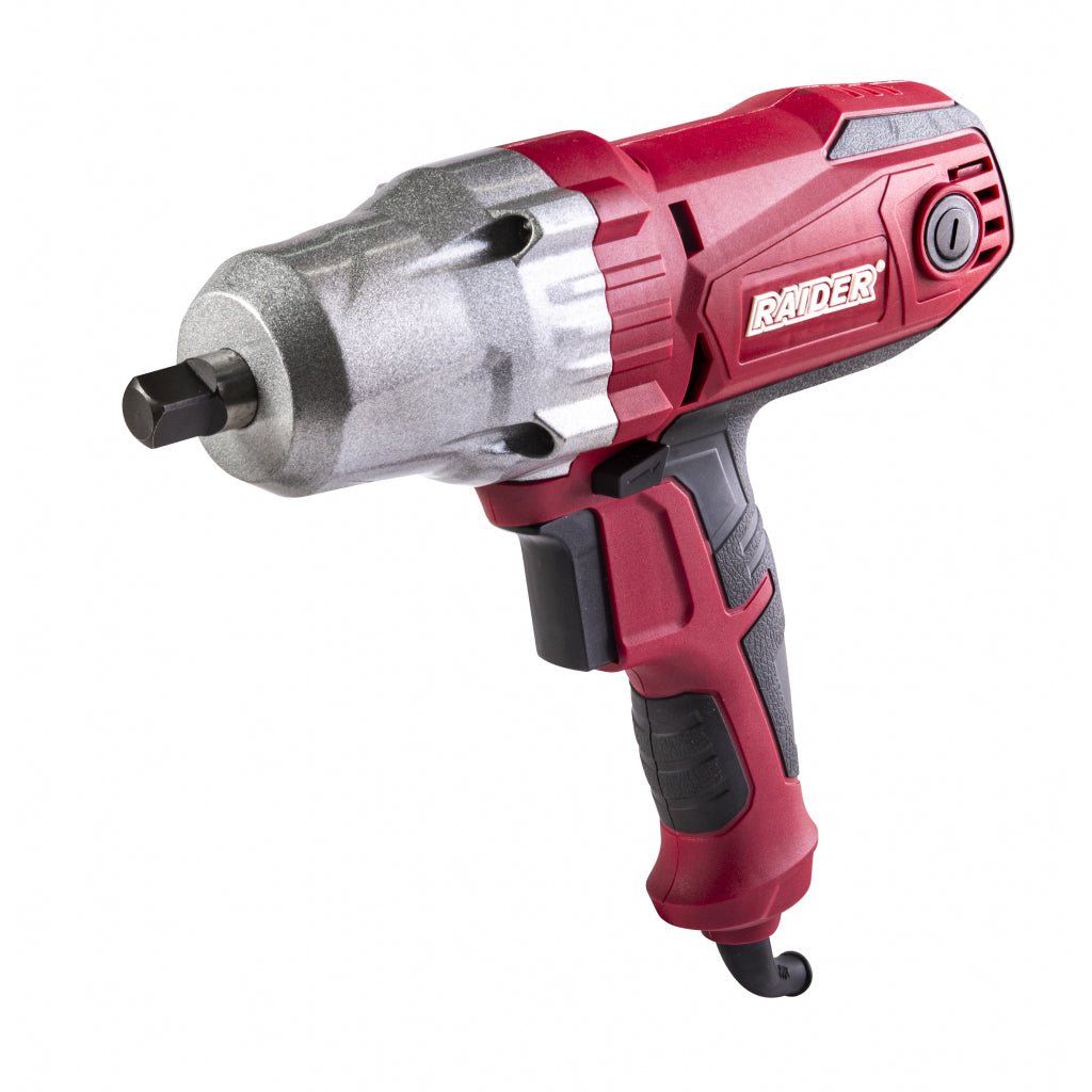 RAIDER Cheie cu impact ½ 450W x 350 Nm RD - EIW07 Reductor cu carcasa metalica Prindere tubulara 1/2" Schimbator de sens Design ergonomic Raider - scule electrice si unelte profesionale - BricoMart