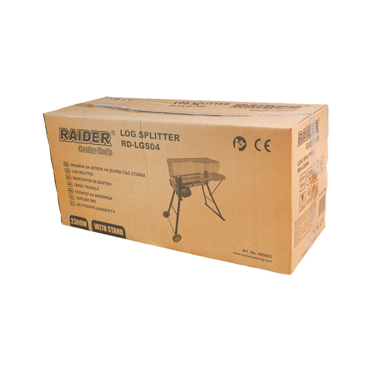 RAIDER Dispozitiv pentru despicat busteni 52CM 7t 2300W cu stand Motorul are o putere de 2300 W, ceea ce asigură o performanță excelentă. Mașina dezvoltă o presiune maximă de 7 tone, ce Raider - scule electrice si unelte profesionale - BricoMart