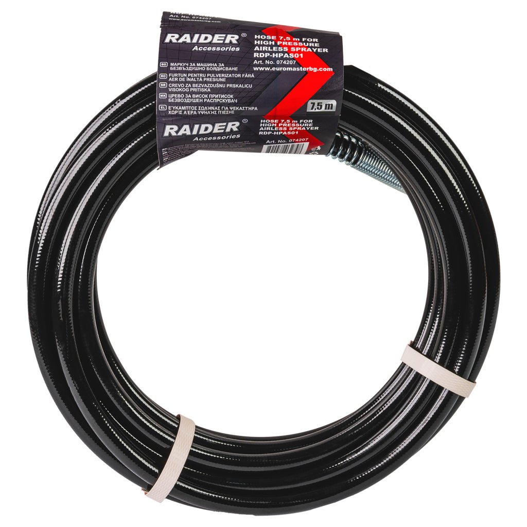 RAIDER Furtun 7,5m pentru pistol de vopsit fara aer RDP - HPAS01 Raider - scule electrice si unelte profesionale - BricoMart