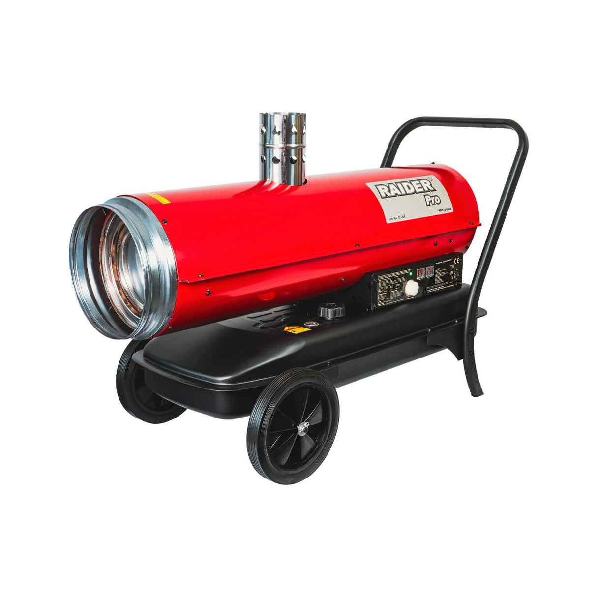 RAIDER Generator aer cald diesel ardere indirecta 50kW RDP - IDSH60 Cu o putere de 50 kW, acest încălzitor este potrivit pentru încălzirea unor spații mari, cum ar fi depozite, magazii, șa Raider - scule electrice si unelte profesionale - BricoMart