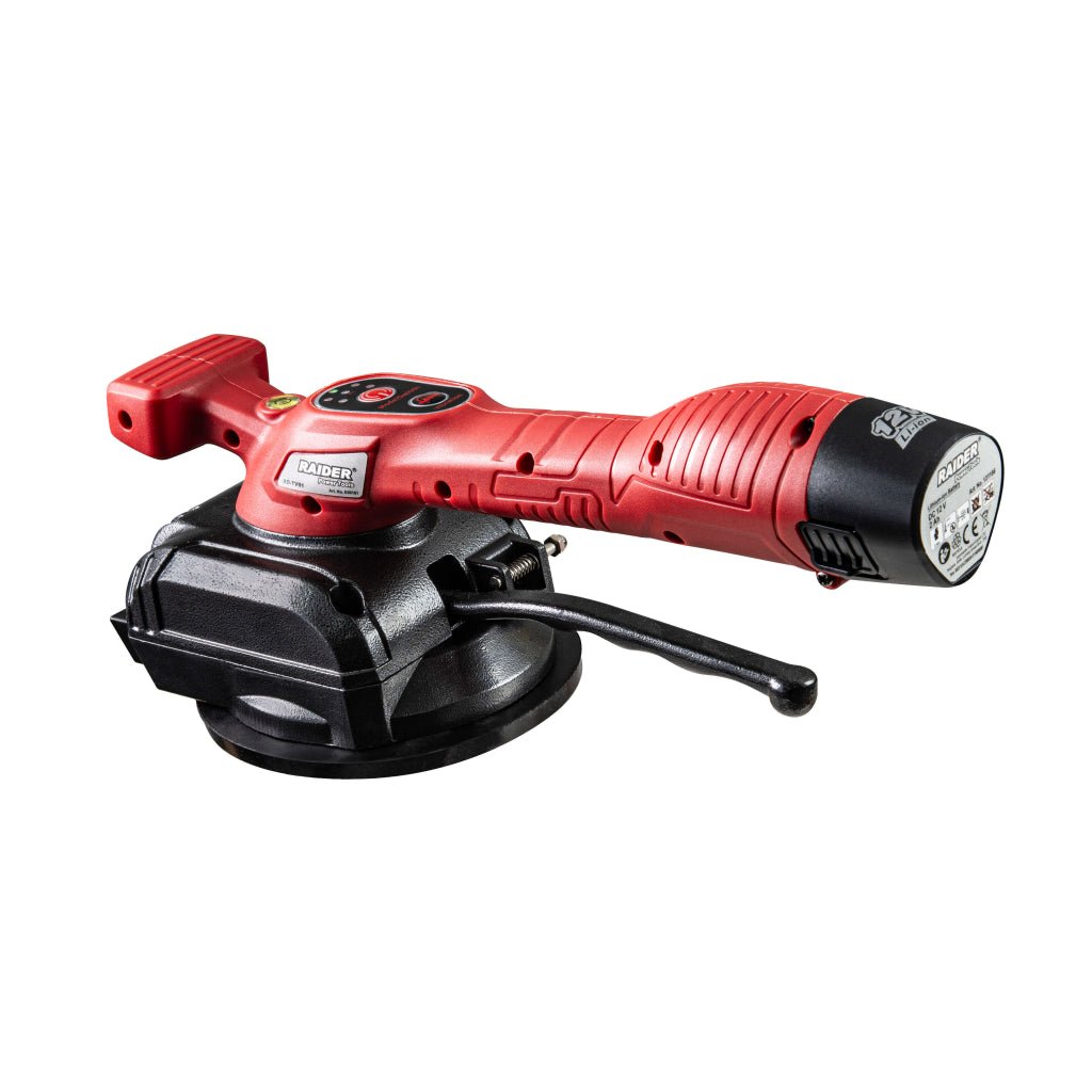 RAIDER Masina de Nivelare Vibrator Tile RD - TV01 Ventuza cu acumulator "RAIDER RD - TV01" are un design compact si usor Gresia poate fi ridicată și mutată foarte usor For Raider - scule electrice si unelte profesionale - BricoMart