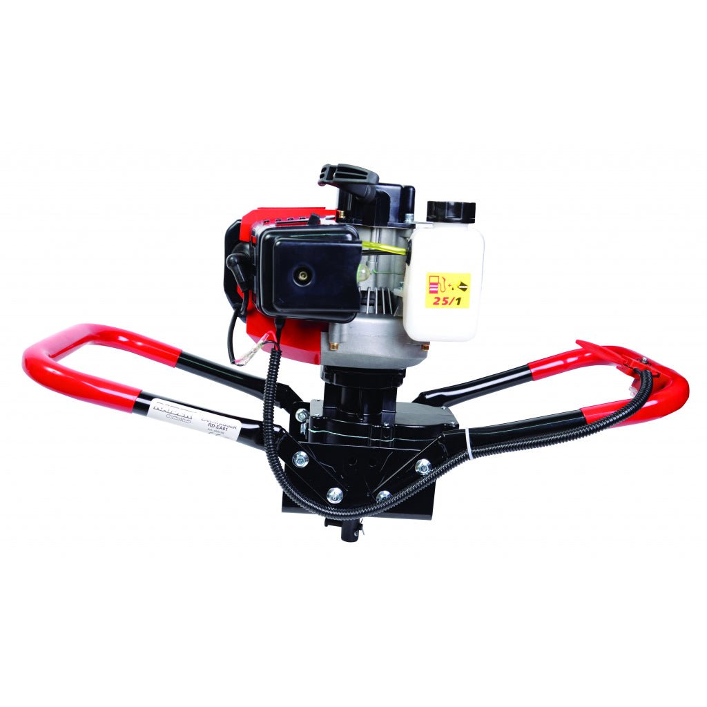 RAIDER Motoburghiu 1.65kW (2.2hp) 52cc RD - EA01 Motor in doi timpi cu racire cu aer Proiectat pentru a face gauri in pamant Durata lunga de viata si capacitate mare de Raider - scule electrice si unelte profesionale - BricoMart
