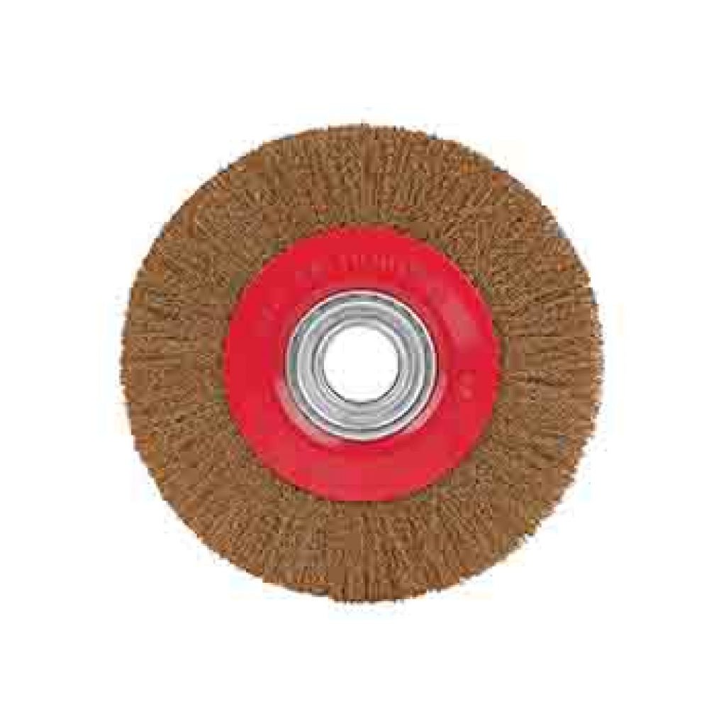 RAIDER Perie circulara din sarma otel acoperire alama 8/200mm Perie de sarma din otel cu acoperire de alama Raider - scule electrice si unelte profesionale - BricoMart