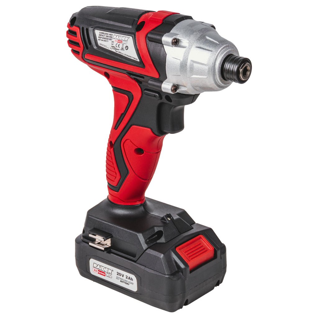 RAIDER R20 Masina insurubat cu impact HEX1/4" 140Nm 2Ah RDP - KHID20 Raider - scule electrice si unelte profesionale - BricoMart