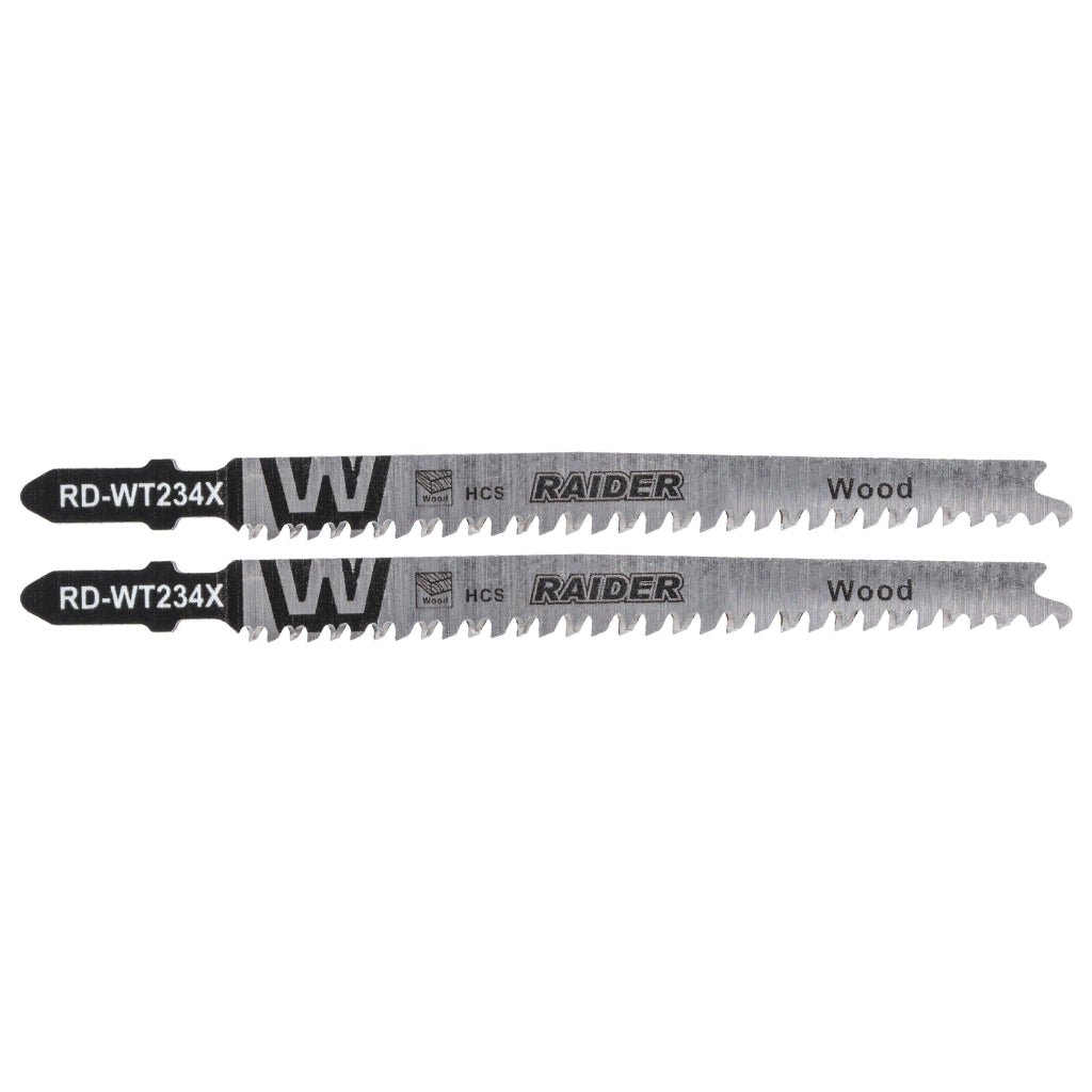 RAIDER Set 2 lame fierastrau pend. lemn 116mm 8-12TPI RD-WT234X Lungime lamă: 116 mm - perfectă pentru tăieturi precise și exacte în lemn mai fin și mai subțire, precum și pentru lucră Raider - scule electrice si unelte profesionale - BricoMart
