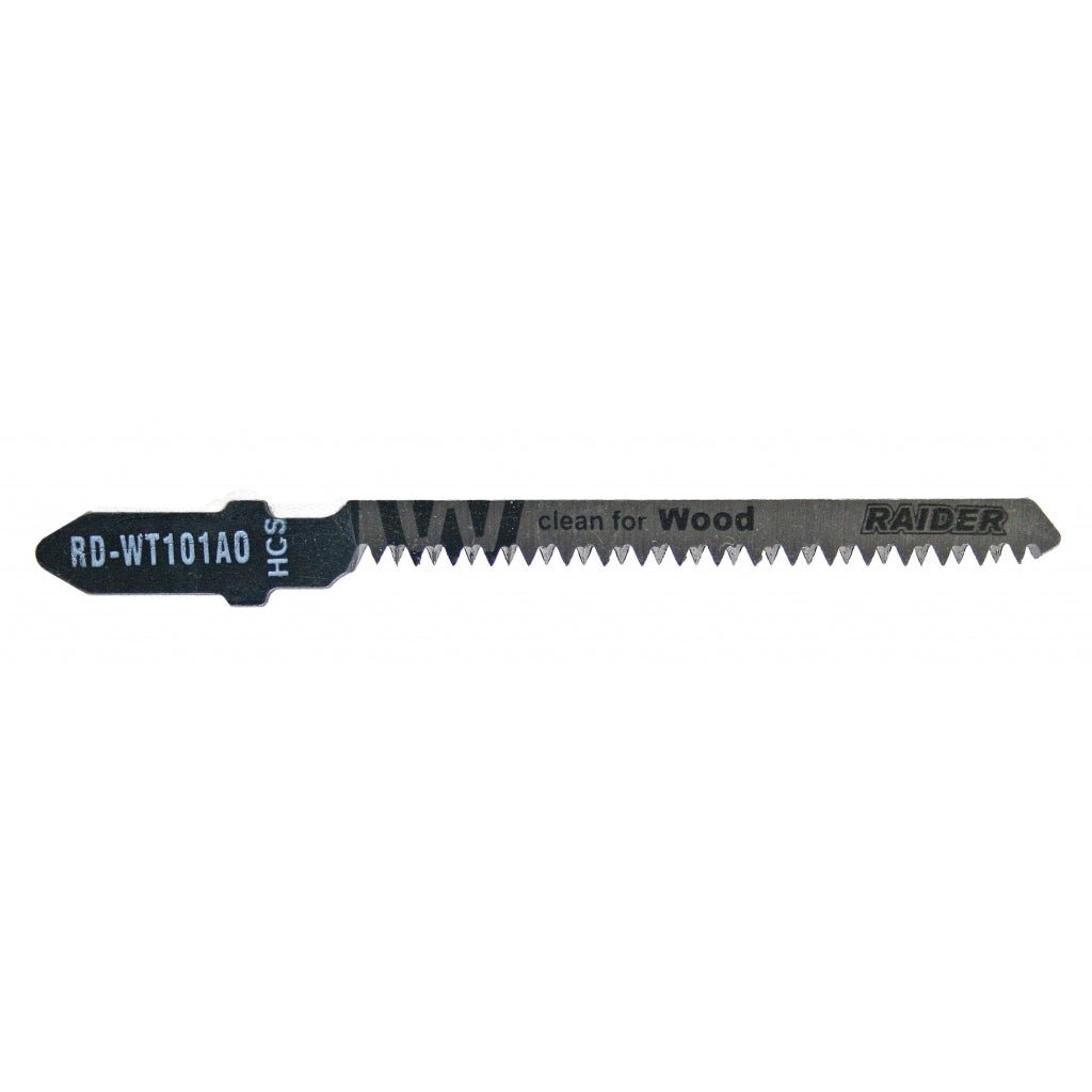 RAIDER Set 2 lame fierastrau pendular lemn T 76(50)1.4mm RD - WT101A Fabricat din otel carbon Potrivit pentru taieri drepte in lemn moale sau tare Raider - scule electrice si unelte profesionale - BricoMart