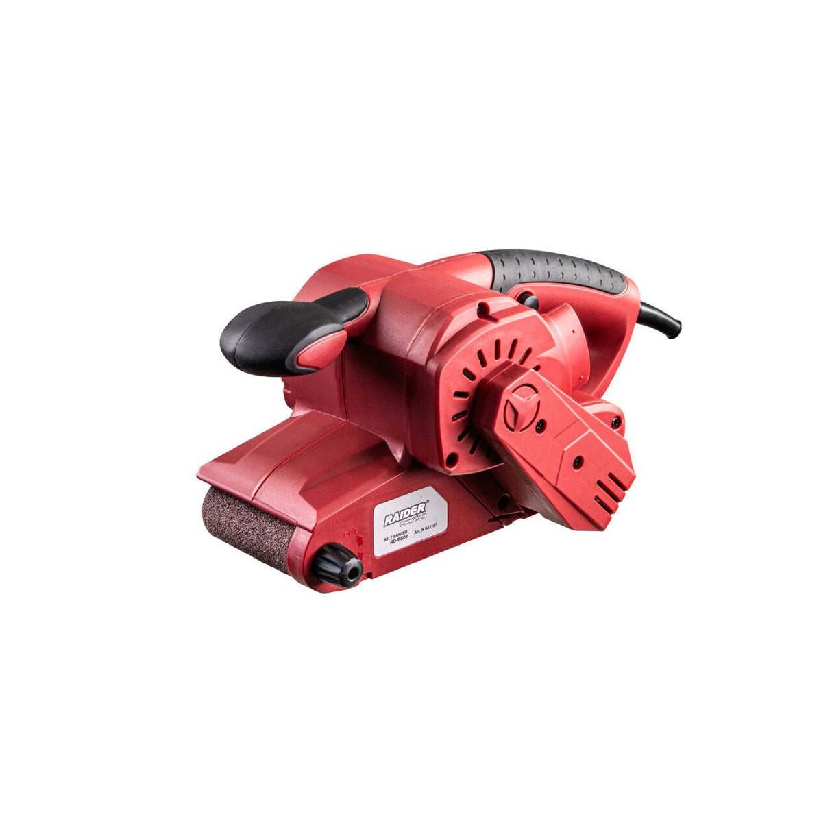 RAIDER Slefuitor 800W 75x1457mm RD - BS09 Sistem usor de schimbat si de intins smirghelul Maner suplimentar pentru operare comoda Conexiune pentru preluarea prafu Raider - scule electrice si unelte profesionale - BricoMart