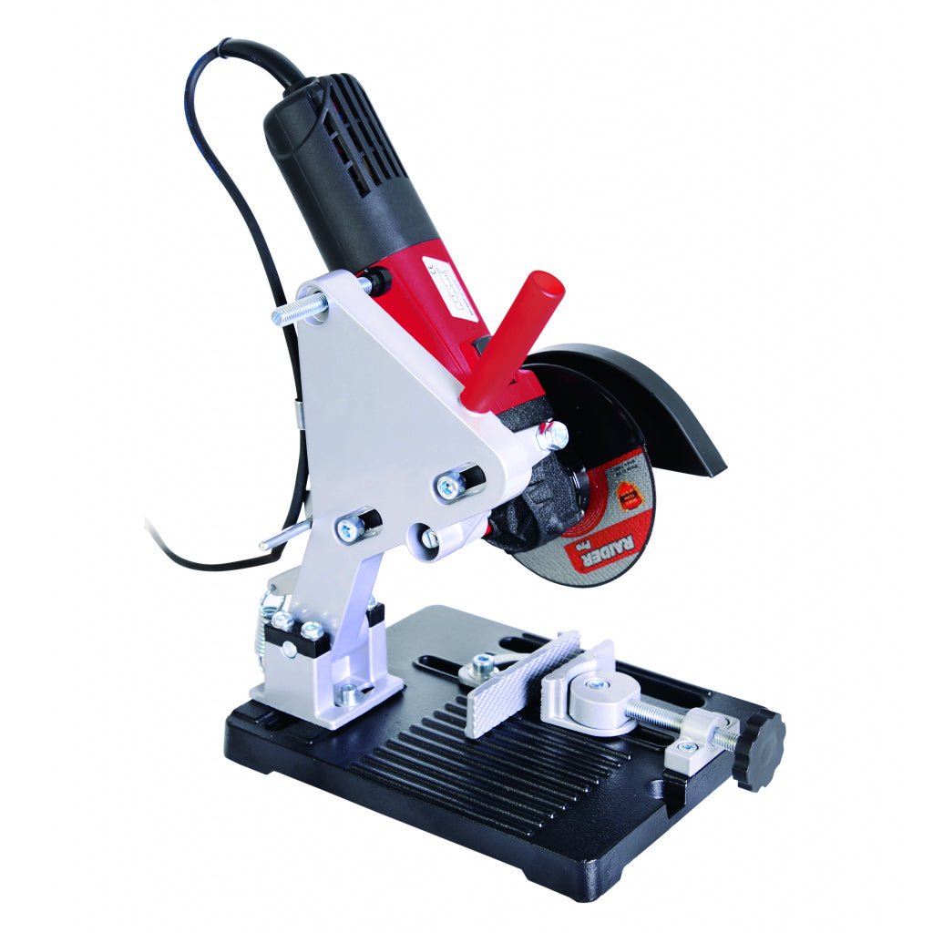 RAIDER Stand cu masa pentru polizor unghiular 115mm RD Constructie solida cu baza din fonta Raider - scule electrice si unelte profesionale - BricoMart