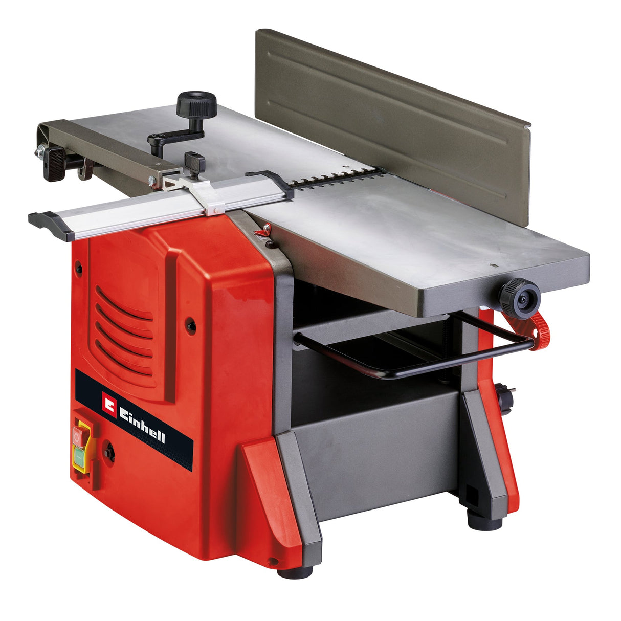Rindea stationara Einhell TC - SP 204/2, 1500 W, 9000 rpm, latime de rindeluit 204 mm, constructie stabila pentru rindeluit grosime si finisare, suport extensibil pentru piesa de lucru Einhell - scule electrice si unelte profesionale - BricoMart