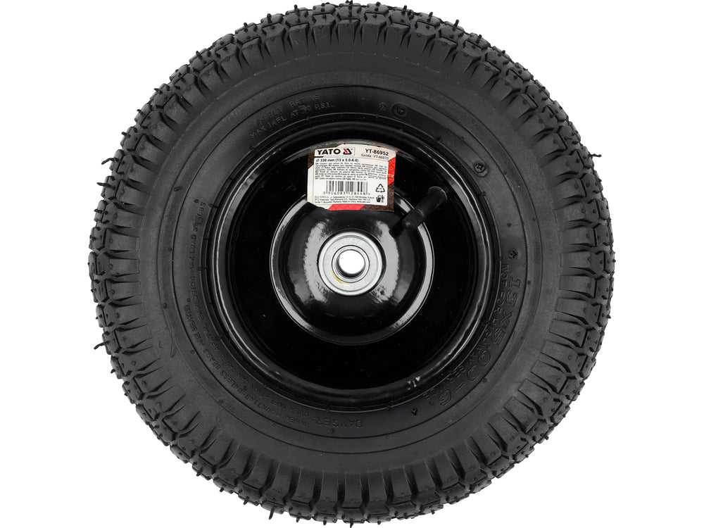 Roata pneumatica YATO YT-86952, Ø330 mm (13 x 5.00-6) - imagine 4