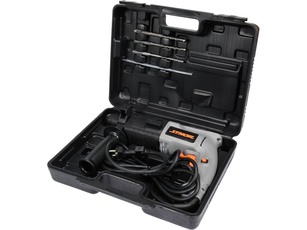 ROTOPERCUTOR 500W, 1.5J, STHOR 79049 SDS+, 4 ACCESORII STHOR - scule electrice si unelte profesionale - BricoMart