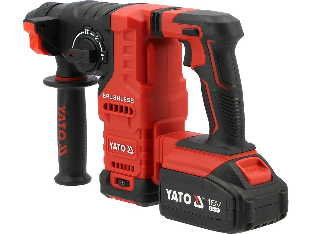 Rotopercutor SDS+ YATO YT-827725, 18 V, 1 x 4 Ah - imagine 3