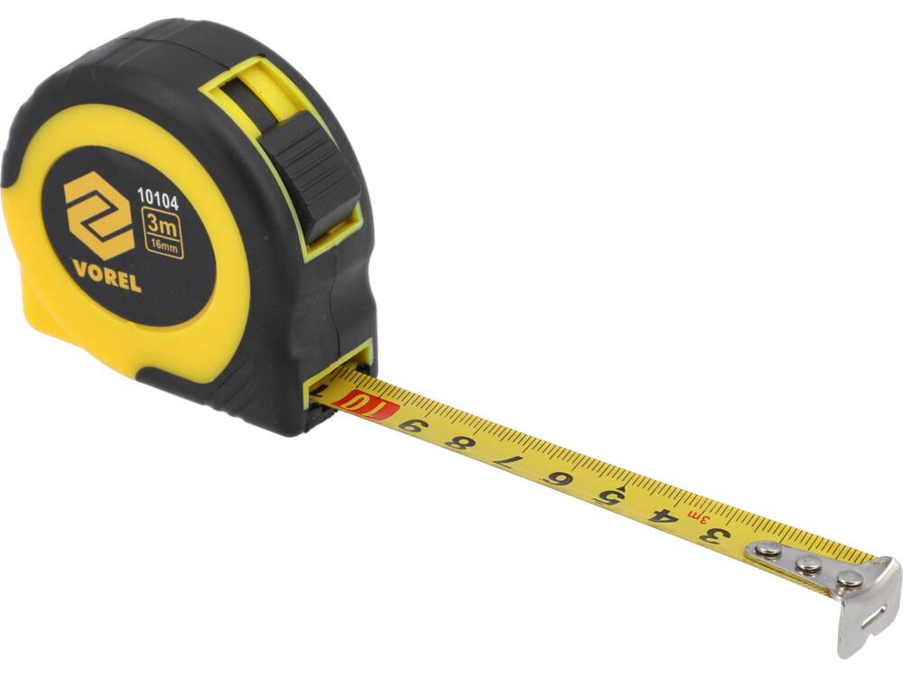 RULETA 3MX16MM, GALBEN VOREL 10104 - NEGRU VOREL - scule electrice si unelte profesionale - BricoMart