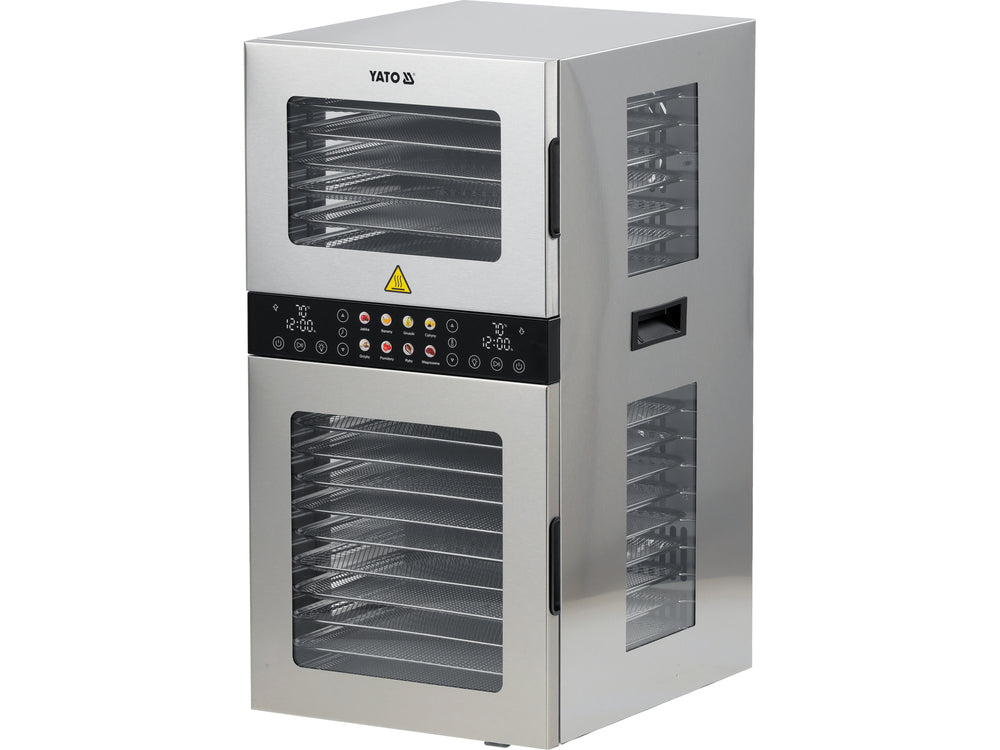 Susa de uscare alimentara 20 tavi YATO YG-16001, 1500 W